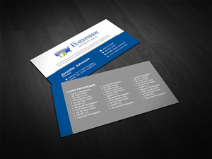 Business Card Design by diRtY.EMM for 1st Nationwide Mortgage Corporation | Design: #1434097