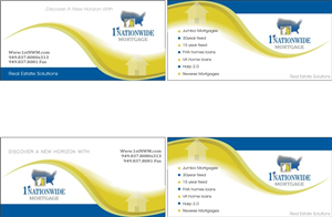 Business Card Design by Designplus for 1st Nationwide Mortgage Corporation | Design: #1434458