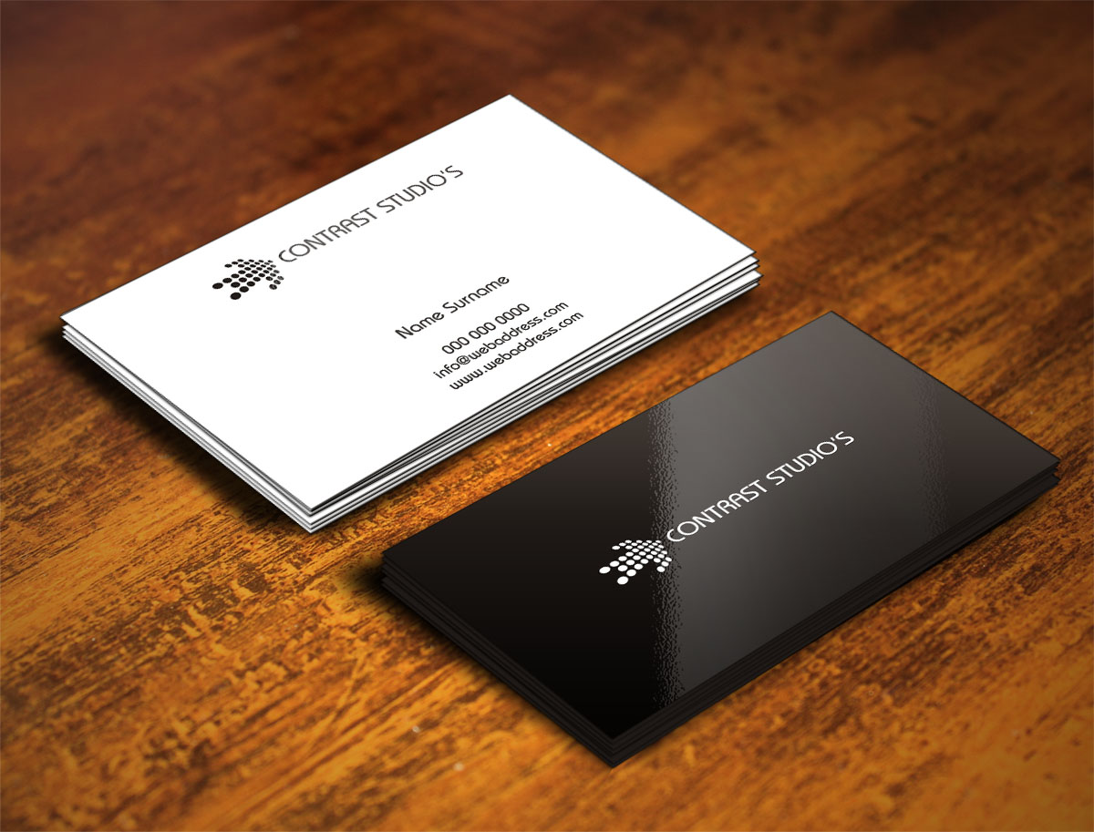 business business card design for a company by poonam gupta design light business cards