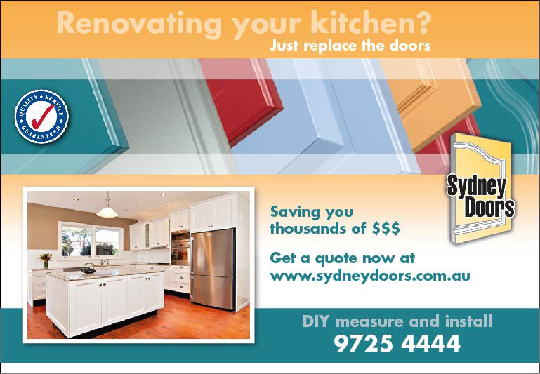 Newspaper Ad Design by Junn for Sydney Doors | Design #1417848