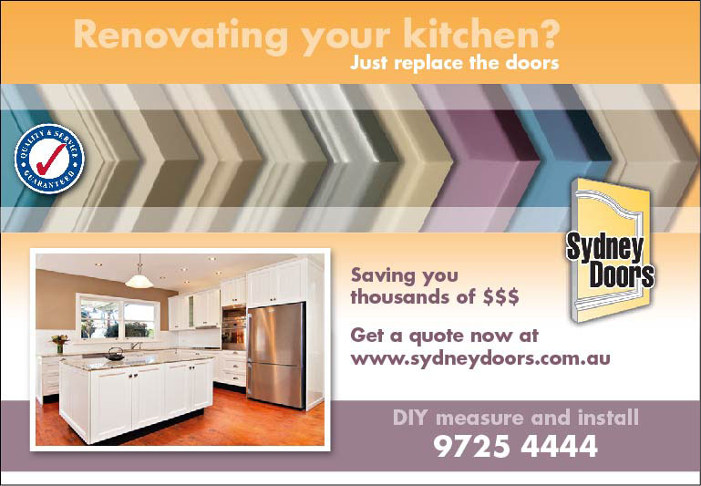 Newspaper Ad Design by Junn for Sydney Doors | Design #1417851