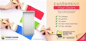 Newspaper Ad Design by DDD for Sydney Doors | Design: #1422012