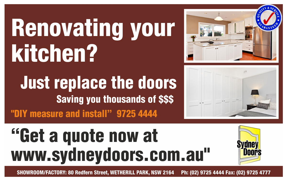Newspaper Ad Design by Satyendra for Sydney Doors | Design #1445836