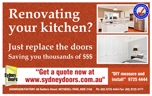 Newspaper Ad Design by Satyendra for Sydney Doors | Design: #1445846