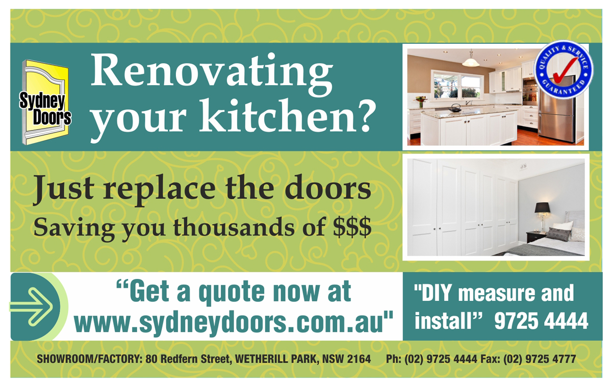Newspaper Ad Design by Satyendra for Sydney Doors | Design #1445848