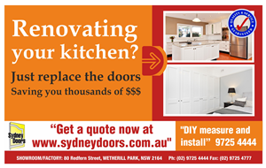 Newspaper Ad Design by Satyendra for Sydney Doors | Design: #1445853