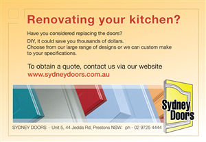 Newspaper Ad Design by production_guy for Sydney Doors | Design: #1452093