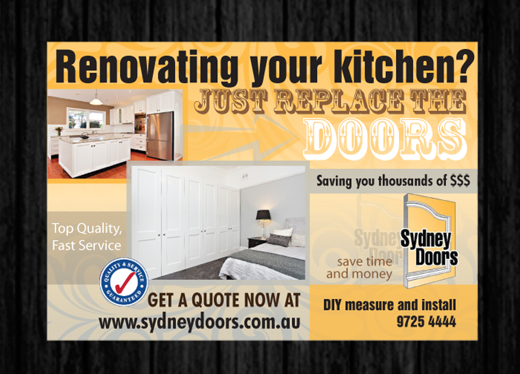 Newspaper Ad Design by Sbss for Sydney Doors | Design #1431027