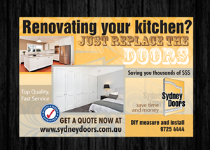 Newspaper Ad Design by Sbss for Sydney Doors | Design: #1431027