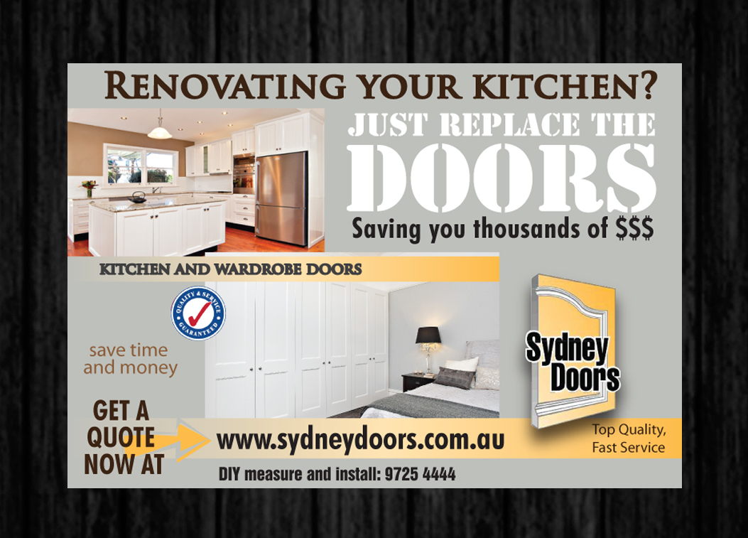Newspaper Ad Design by Sbss for Sydney Doors | Design #1431035