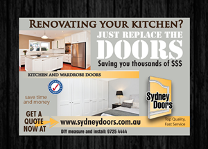 Newspaper Ad Design by Sbss for Sydney Doors | Design: #1431035