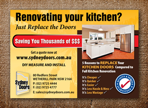 Newspaper Ad Design by Sbss for Sydney Doors | Design: #1431415