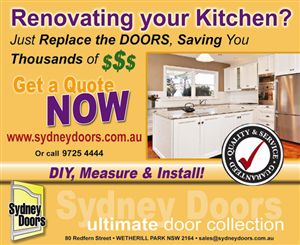Newspaper Ad Design by jmsgraphicdesign for Sydney Doors | Design #1429381