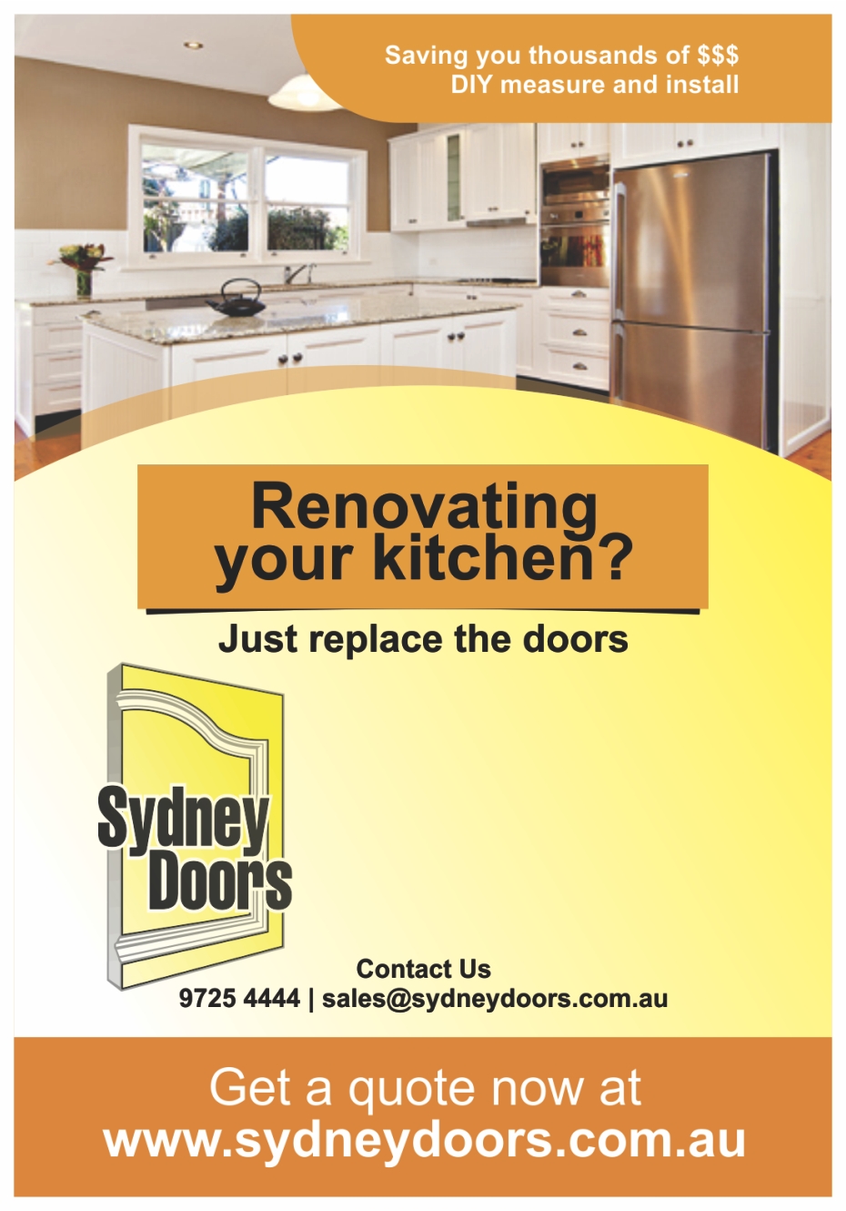 Newspaper Ad Design by barinix for Sydney Doors | Design #1422743