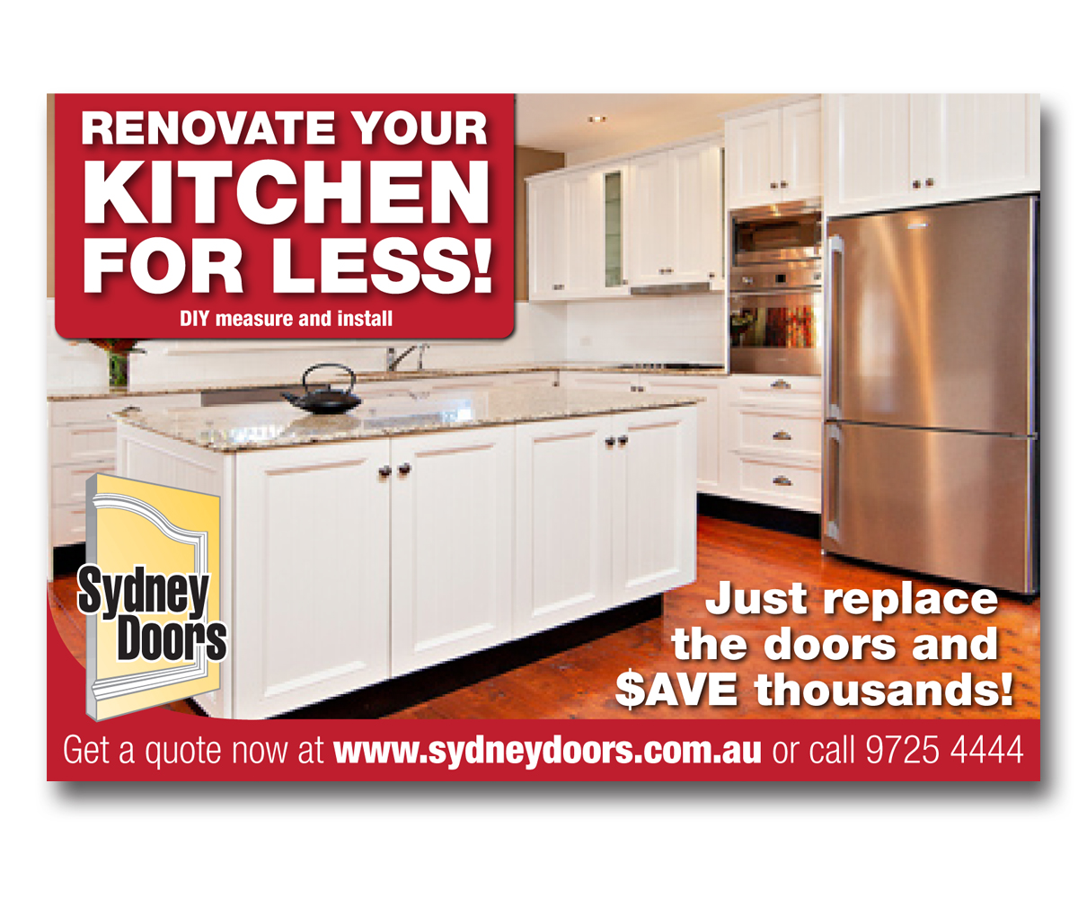 Newspaper Ad Design by Stumidd for Sydney Doors | Design #1426887