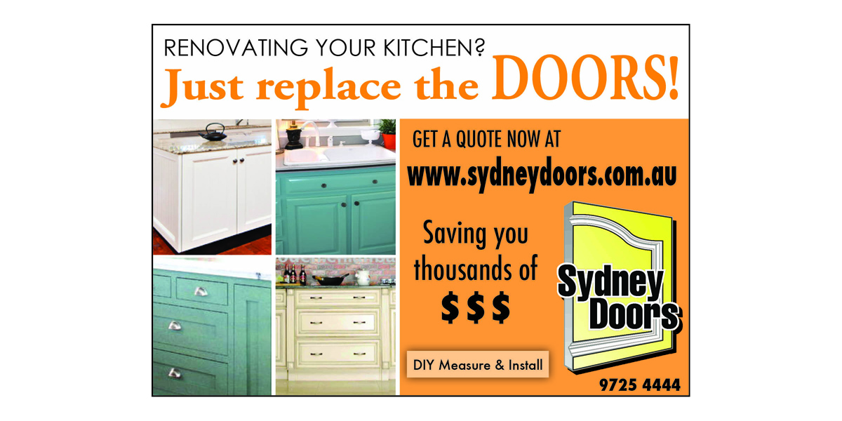 Newspaper Ad Design by Linda P for Sydney Doors | Design #1437408