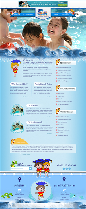 DLSA WEBSITE | Web Design by Mayank Patel