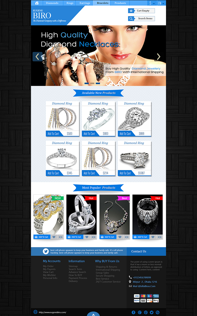 Web Design by Mockup Monster for this project | Design #5077026