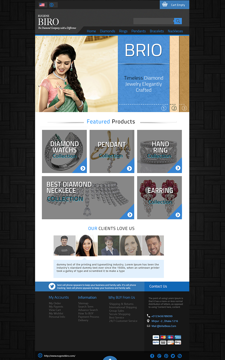 Web Design by Mockup Monster for this project | Design #5083483