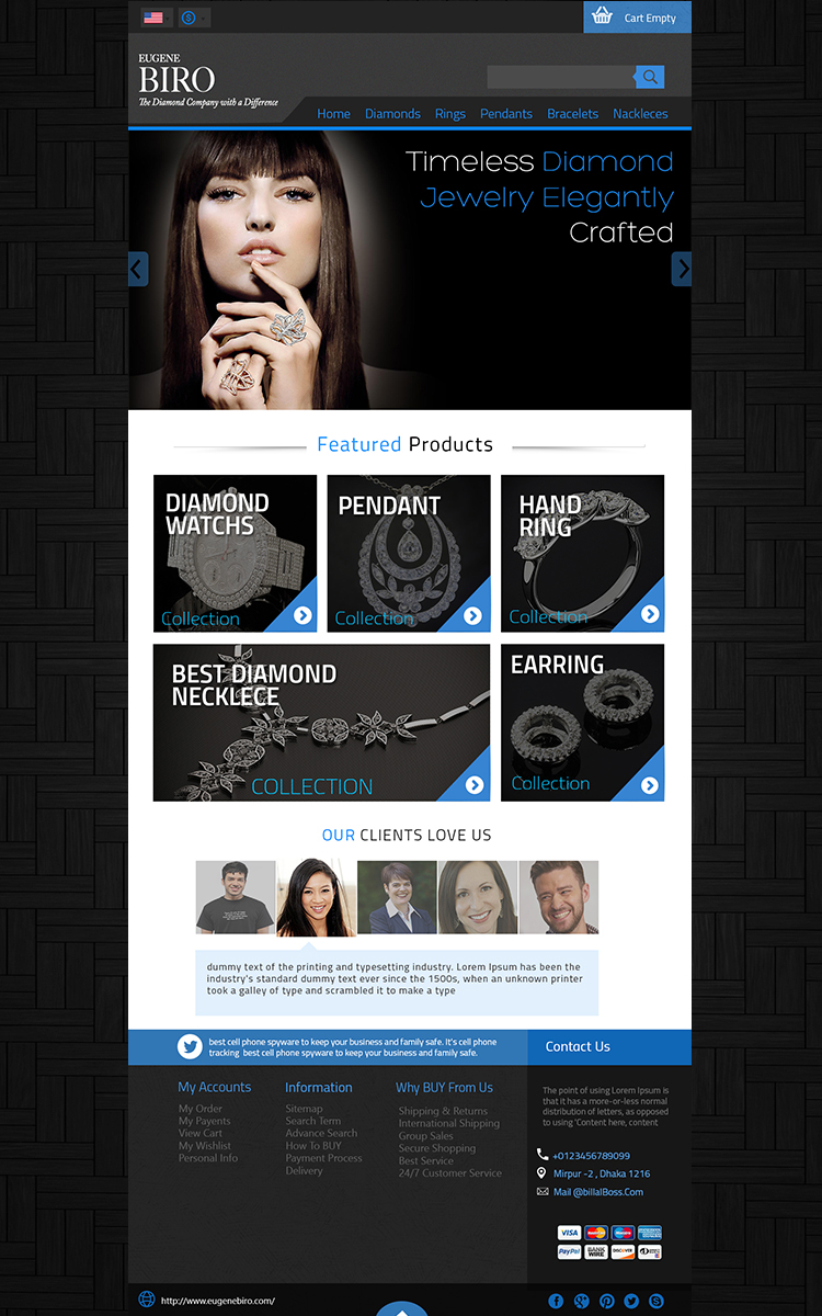 Web Design by Mockup Monster for this project | Design #5083622