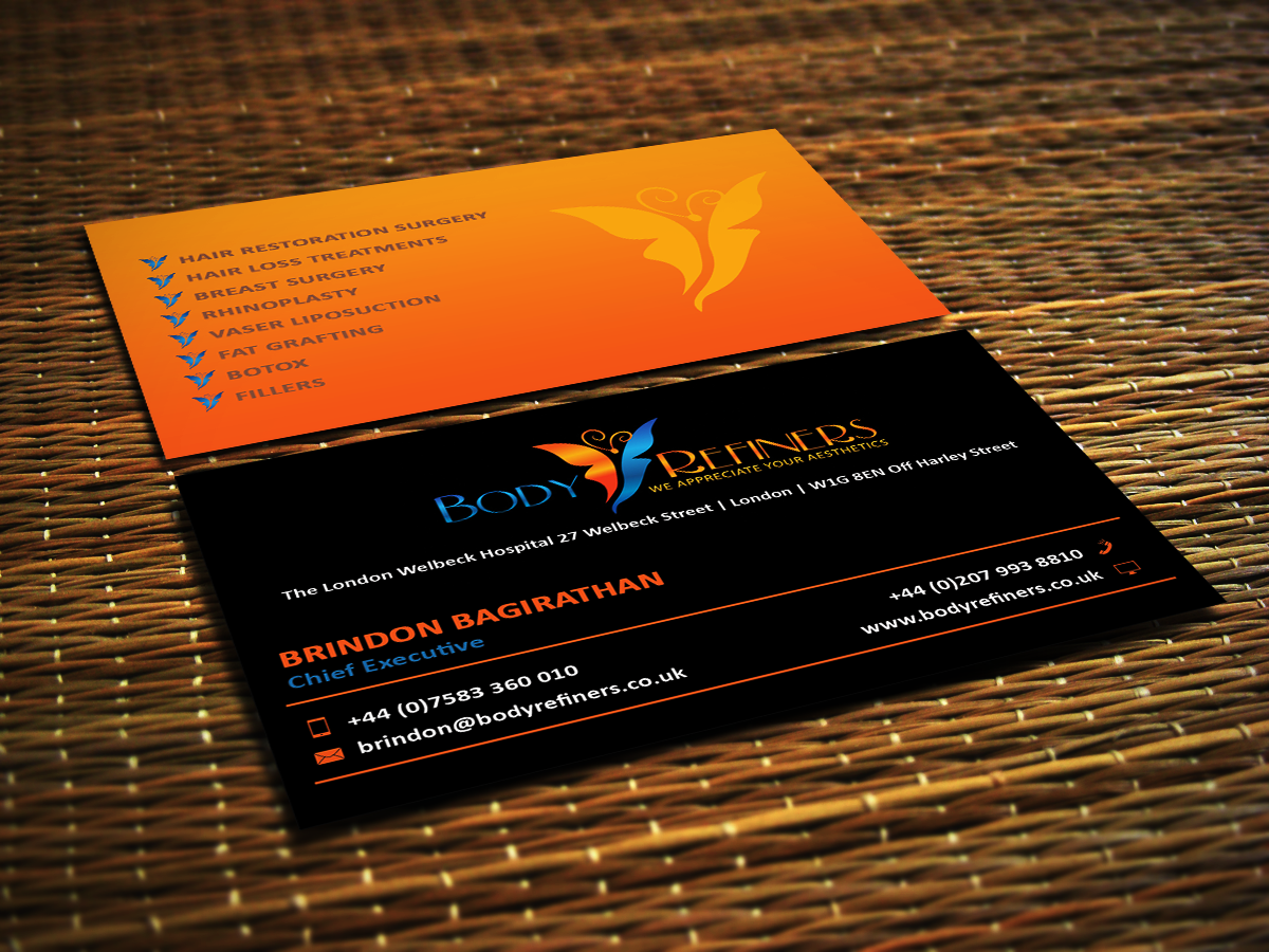 Business Card Design by Sajin for this project | Design #5052520