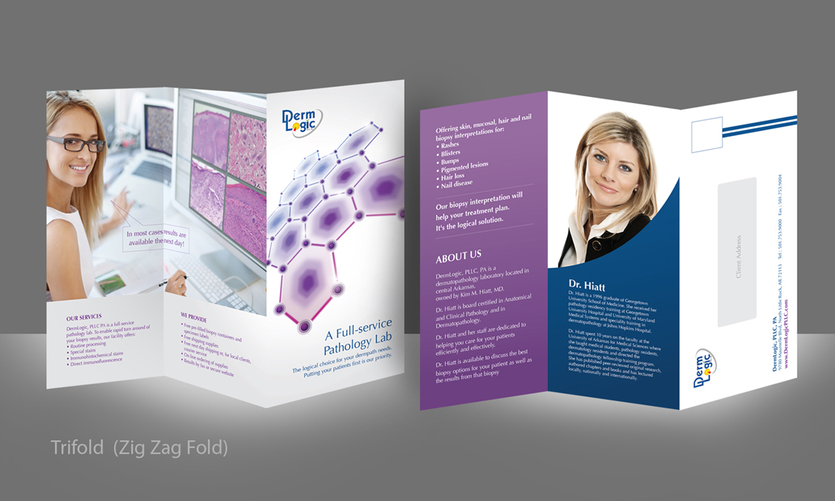 Brochure Design by Diseno Advertising Pte Ltd for DermLogic, PLLC, PA | Design #1430669