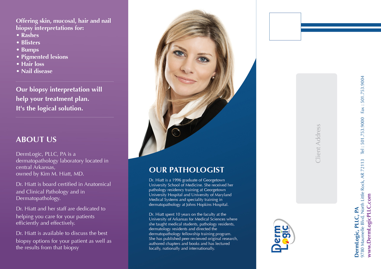 Diseño de Brochure por Diseno Advertising Pte Ltd para DermLogic, PLLC, PA | Diseño #1437855