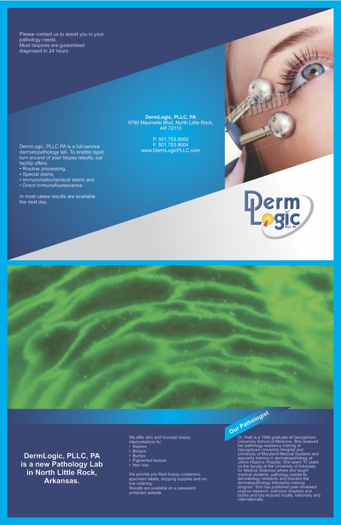 Brochure Design by barinix for DermLogic, PLLC, PA | Design #1421601