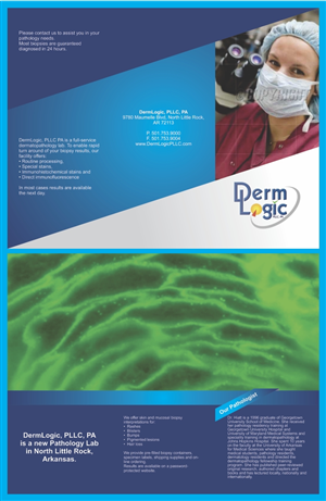 Brochure Design by barinix for DermLogic, PLLC, PA | Design: #1426718