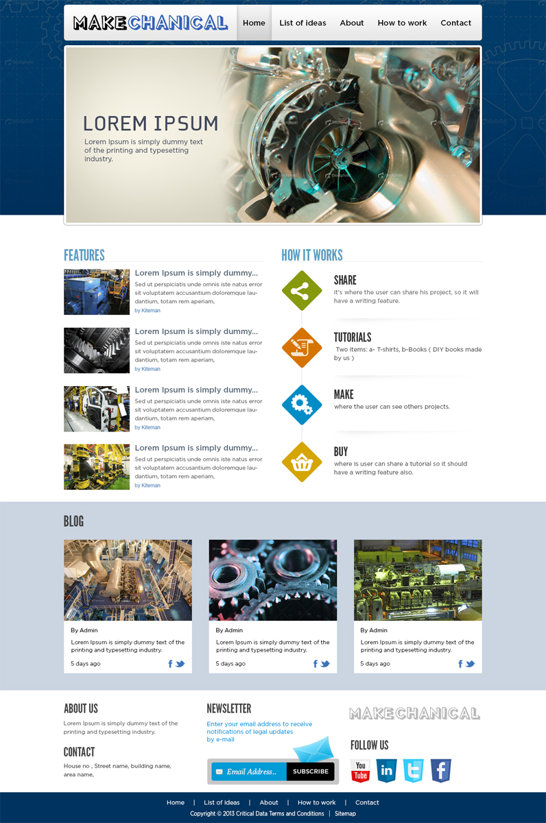 Wordpress Design by Mayank Patel for this project | Design #1439339