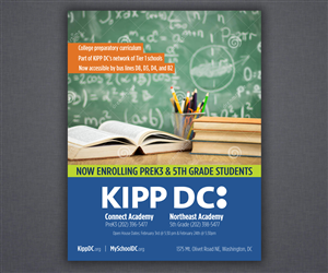 Middle School needs new Print Design / Infographic to attract new students! | Diseño de Flyer por Brian Ellis