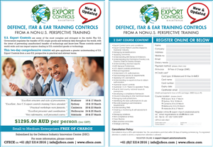 Diseño de Flyer por deep_4evr para Centre for Export Controls Excellence | Diseño: #5047244