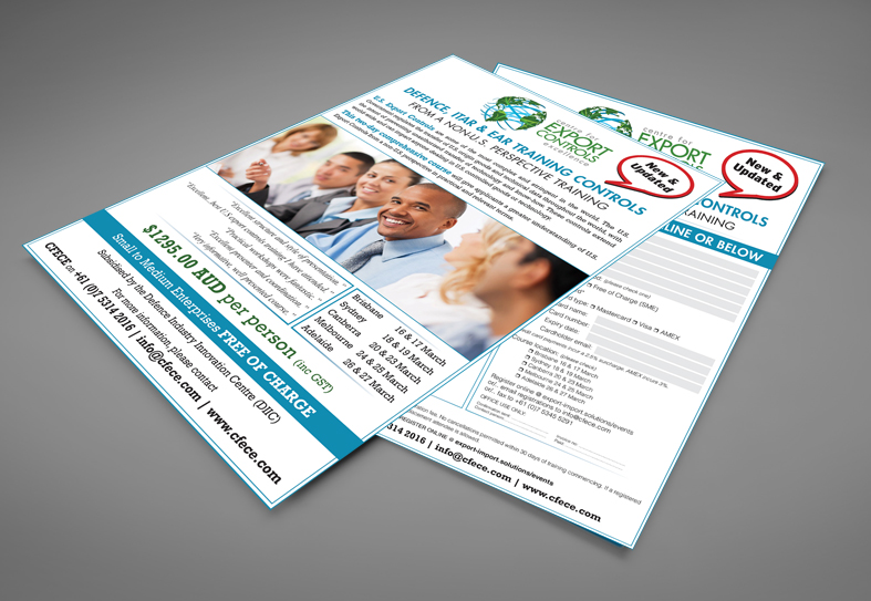 Flyer Design by deep_4evr for Centre for Export Controls Excellence | Design #5047247