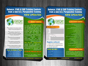 Flyer Design by ESolz Technologies for Centre for Export Controls Excellence | Design #5058017