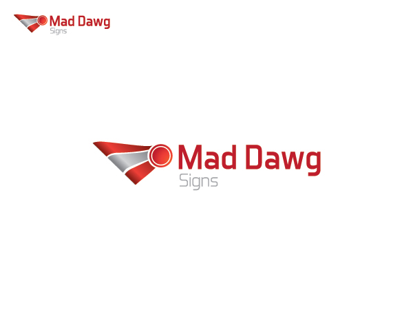 Logo-Design von Tiny für Mad Dawg Signs | Design #5059777