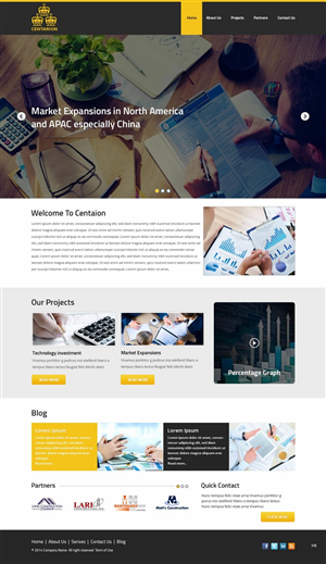 Design Wordpress par pb pour Centarion Group | Design : #5147041