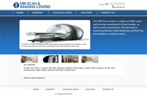 Web Design by MMAA for MRI Scan Center | Design: #1735541