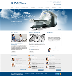 Web Design by pb for MRI Scan Center | Design: #1702037