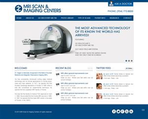 Web Design by pb for MRI Scan Center | Design: #1705783