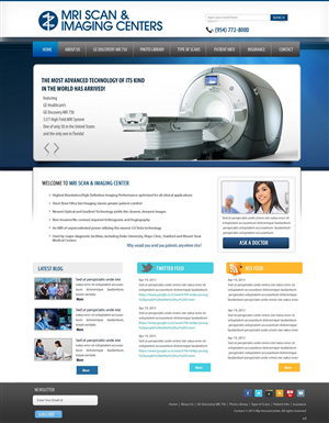 Web Design by pb for MRI Scan Center | Design: #1705787