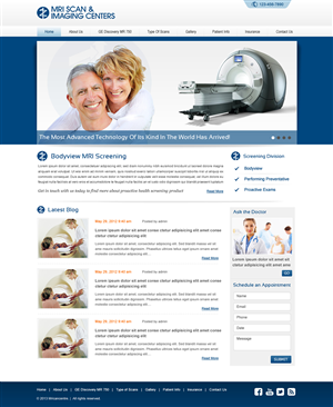 Web Design by Sbss for MRI Scan Center | Design: #1722577