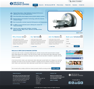 Web Design by Sbss for MRI Scan Center | Design: #1722850