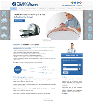 Web Design by UniqueDesignz for MRI Scan Center | Design: #1729612