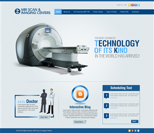 Web Design by TechWise for MRI Scan Center | Design: #1716181