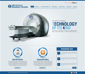 Web Design by TechWise for MRI Scan Center | Design: #1716187
