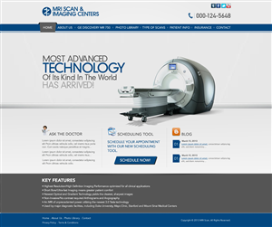 Web Design by TechWise for MRI Scan Center | Design: #1724901