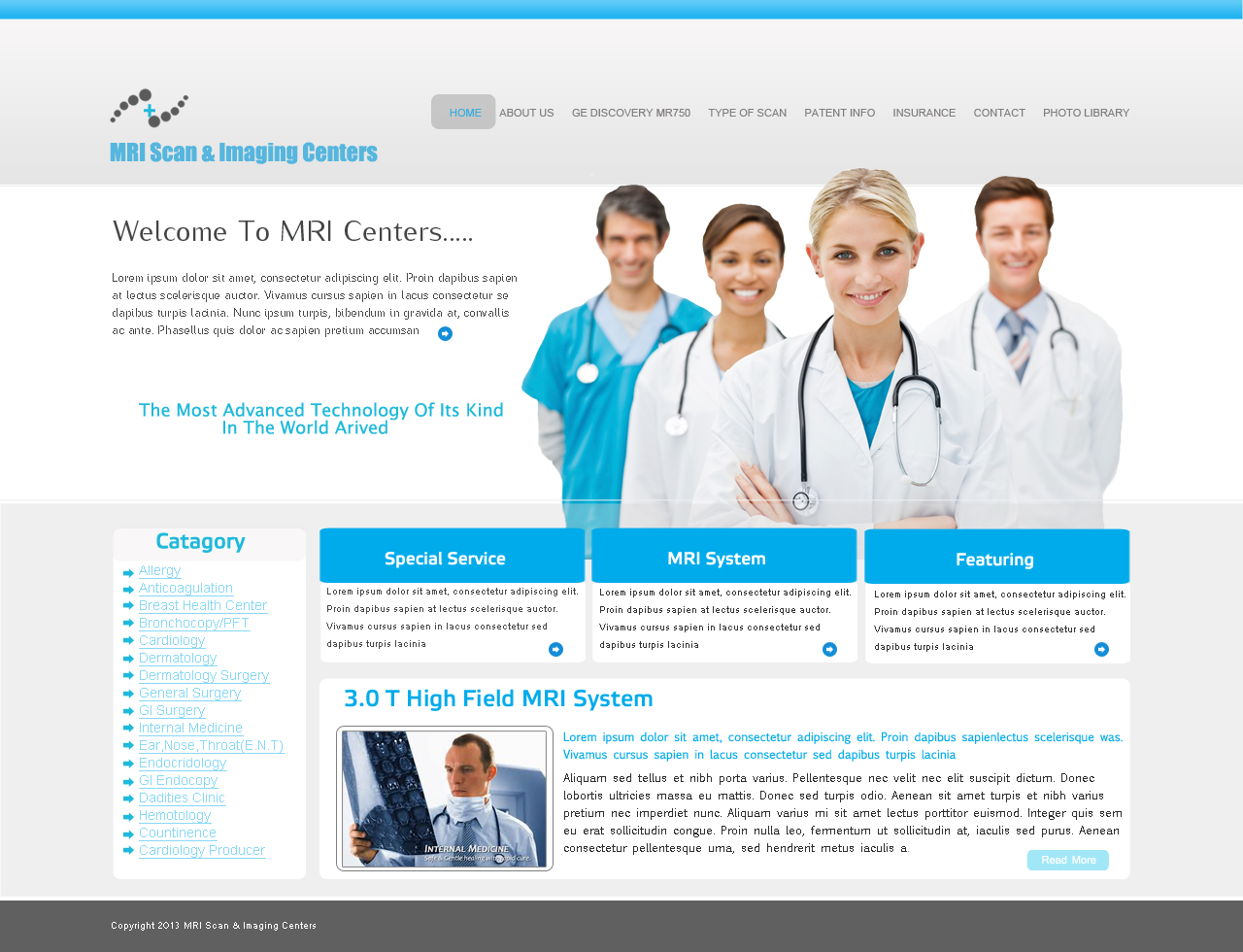 Web Design par TechWise pour MRI Scan Center | Design #1724908