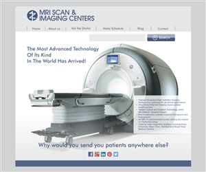 Web Design by barinix for MRI Scan Center | Design #1714015