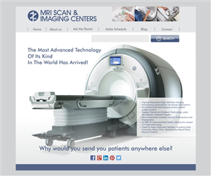Web Design by barinix for MRI Scan Center | Design: #1714017