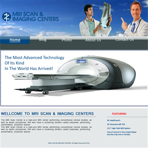 Web Design by Asad Ali for MRI Scan Center | Design: #1722739